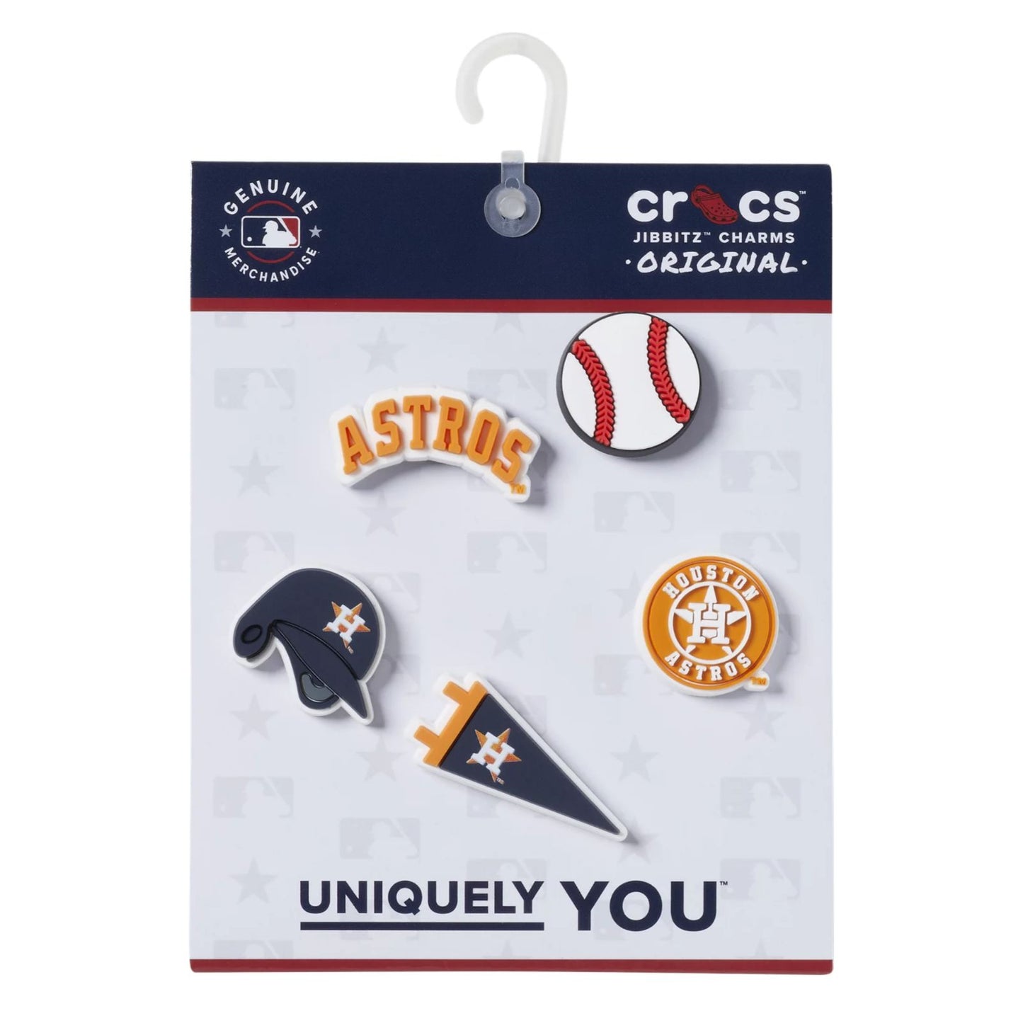 Mlb Houston Astros 5pck Unisex Jibbitz