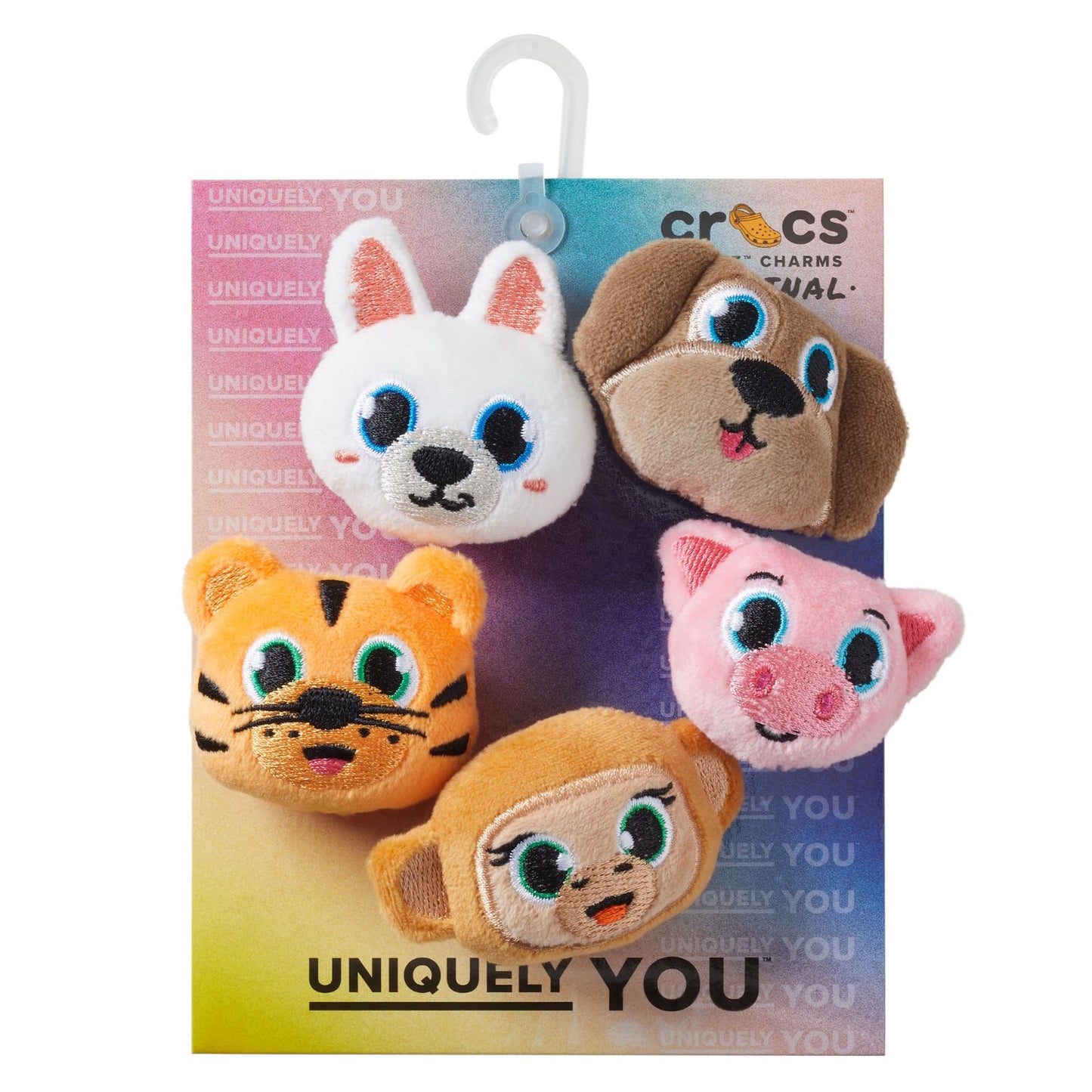 Jibbitz Fuzzy Animal 5 Pack