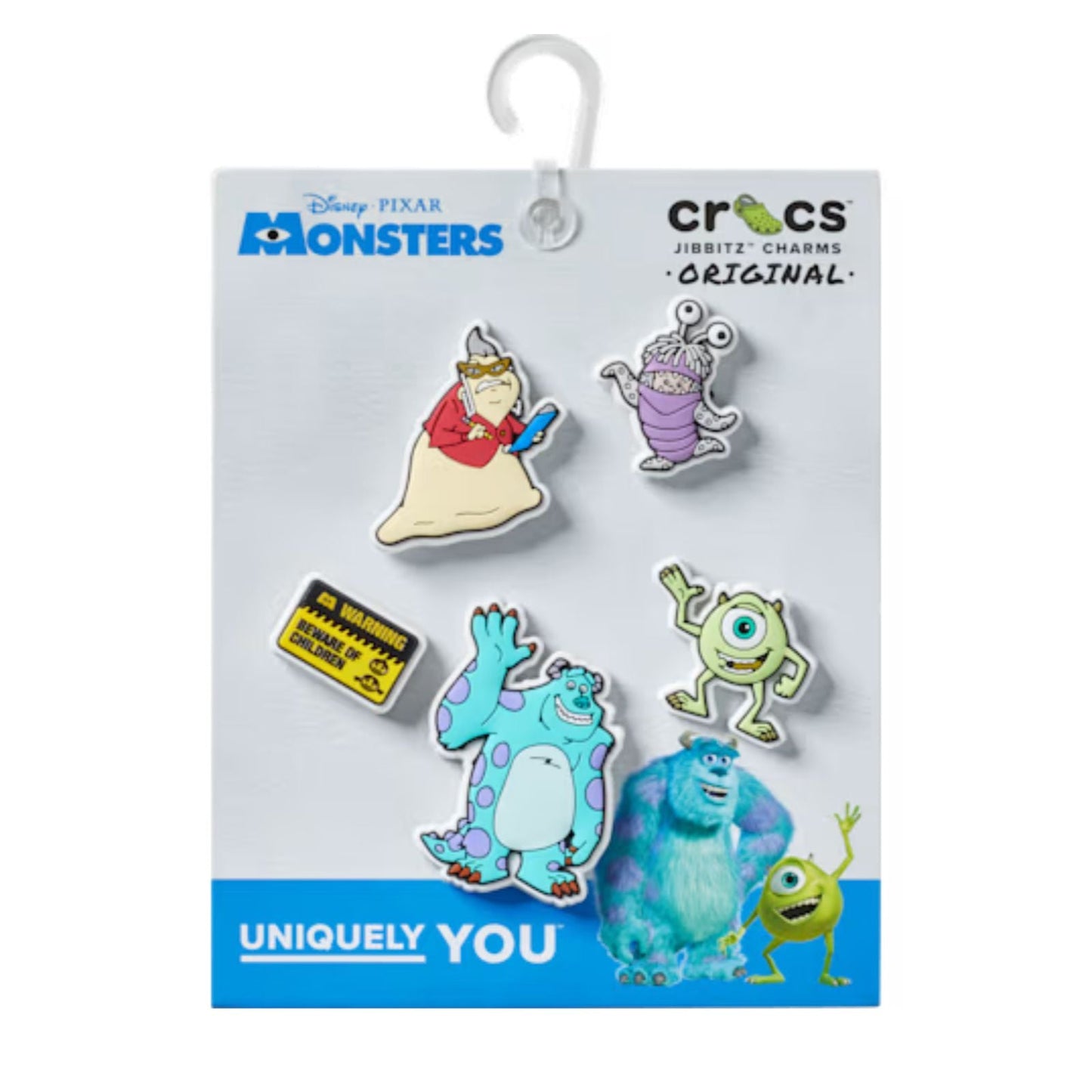 Monsters Inc 5pck Unisex Multi Jibbitz