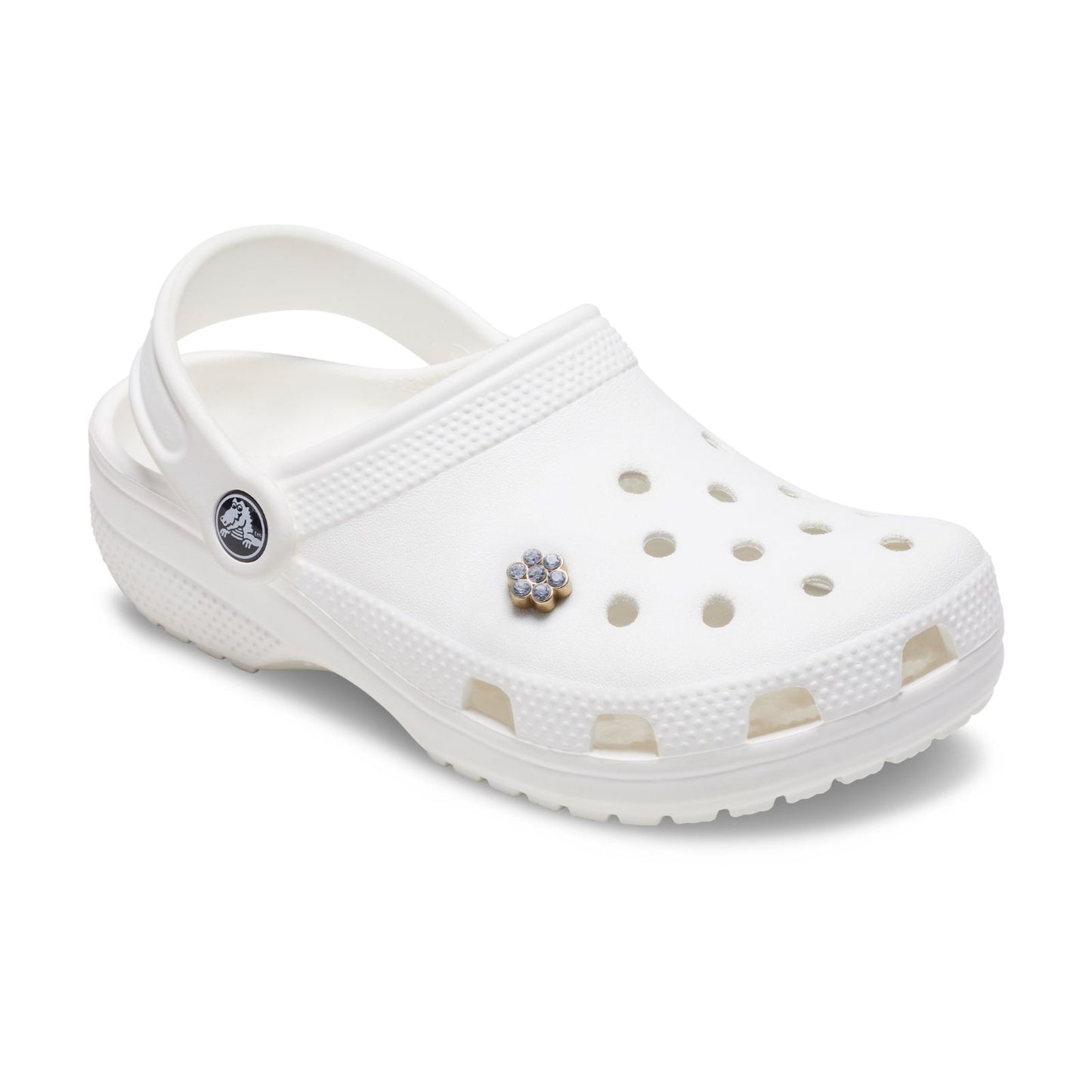 Jibbitz Tiny Silver Gem Flower Unisex Multi