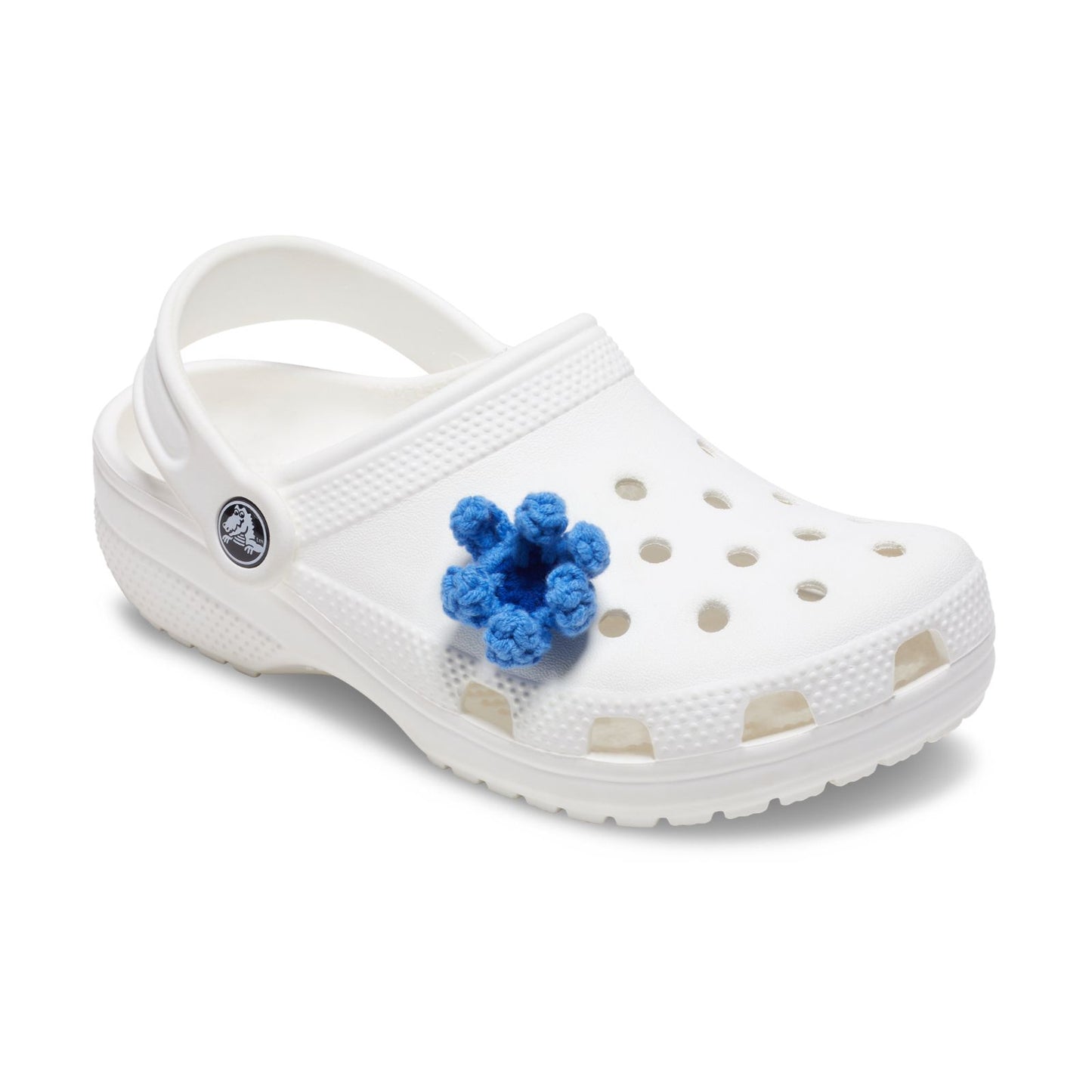 Blue Crochet Flower Unisex Multi Jibbitz