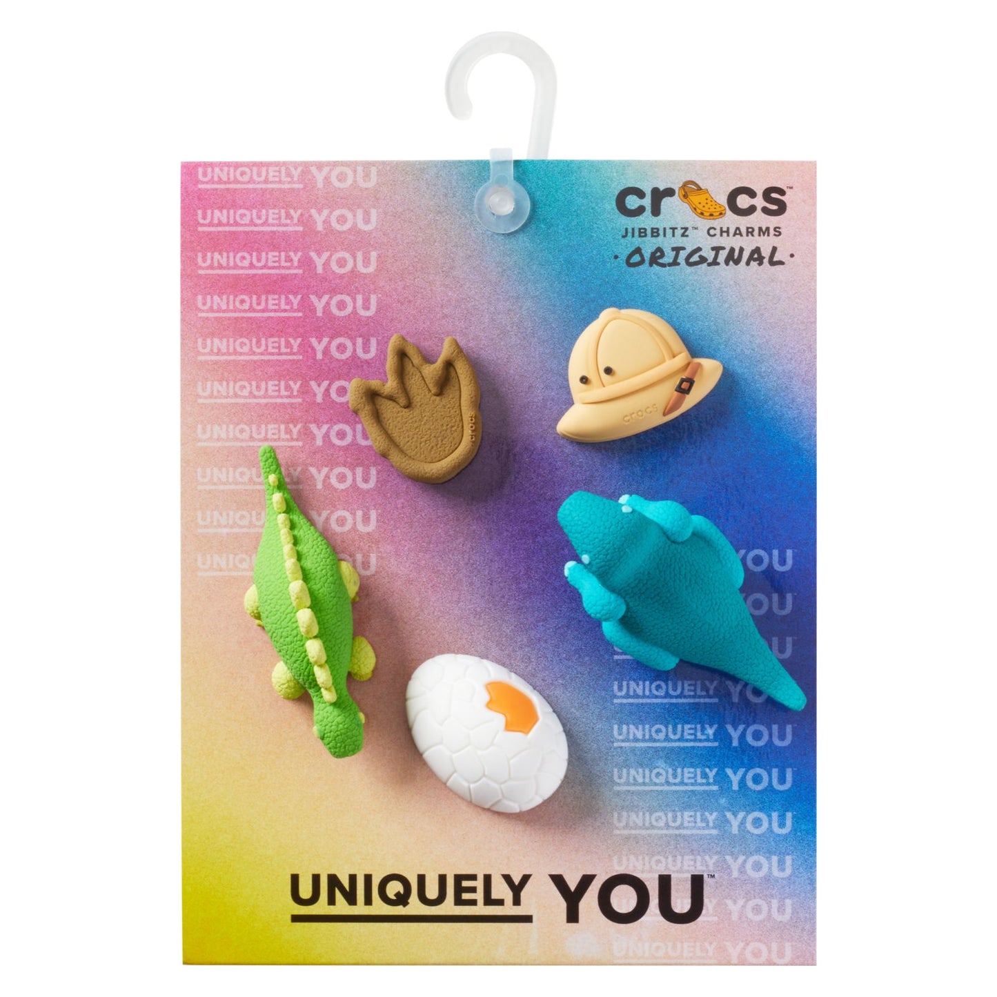 3d Dinosaur Adventure 5 Pack Unisex Multi Jibbitz