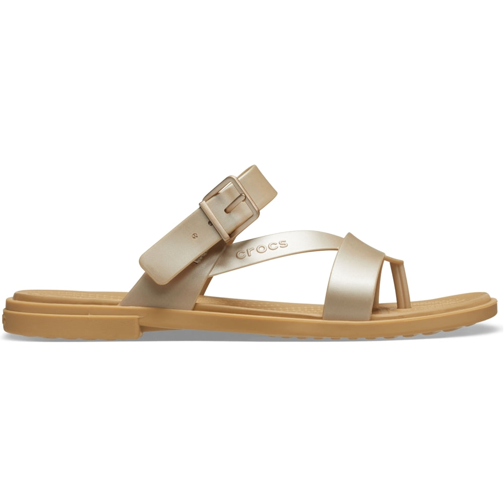 Tulum Metallic Toe Post Sandal