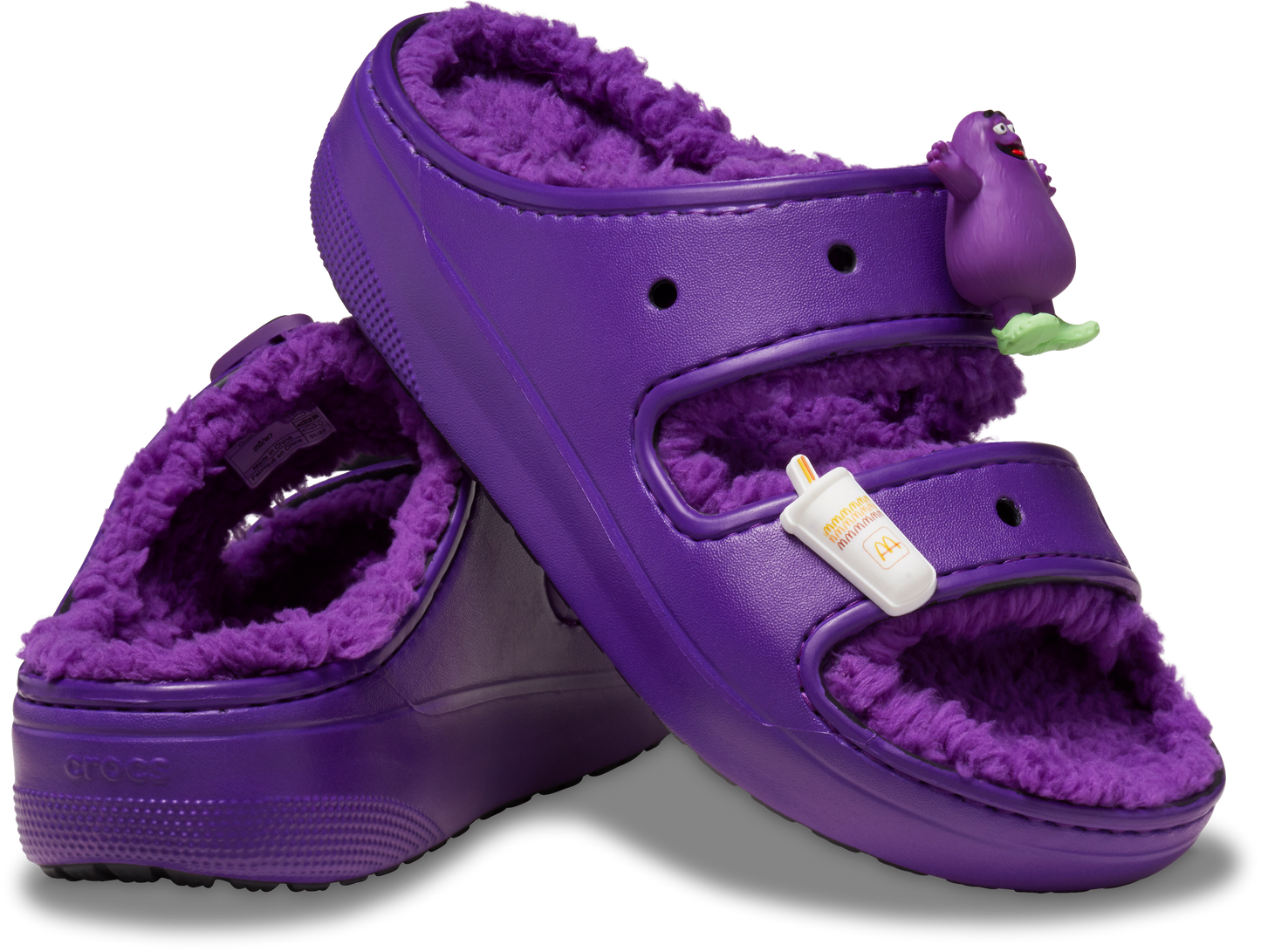 Mcdonalds X Crocs Grimace Cozzzy Sandal