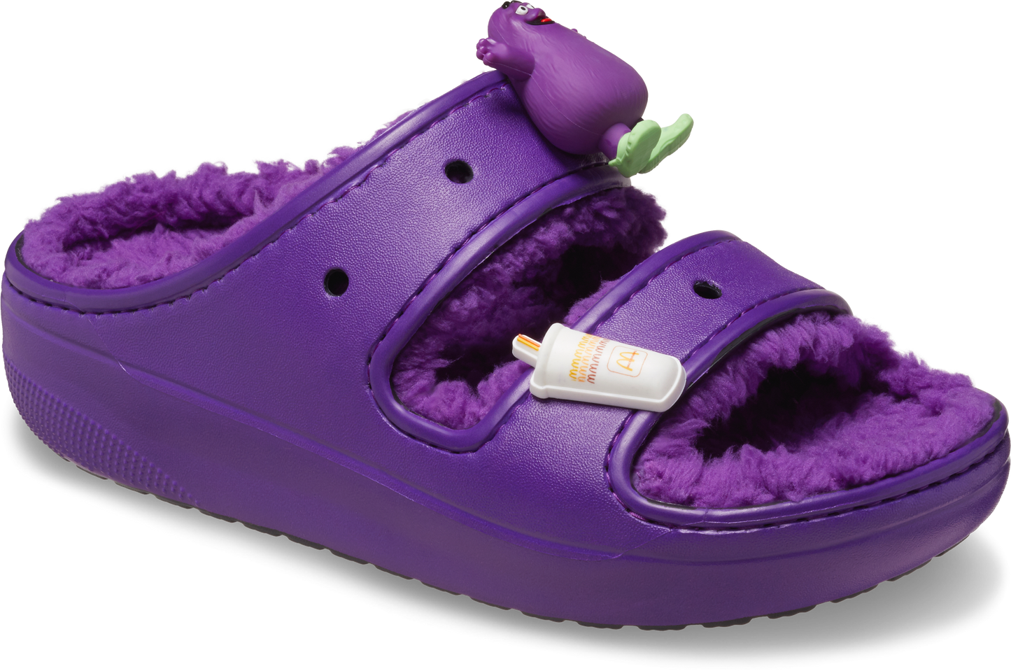 Mcdonalds X Crocs Grimace Cozzzy Sandal