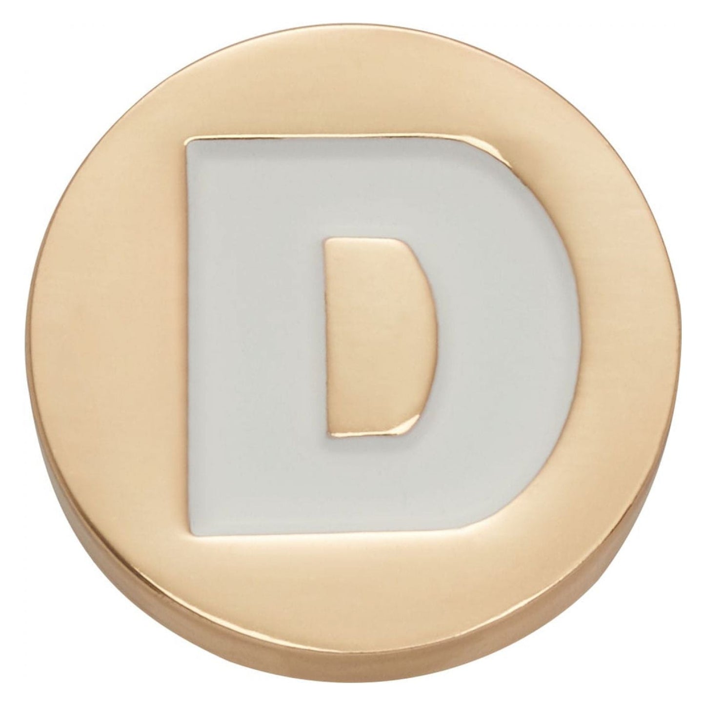 Jibbitz-10008510 Gold Letter D Unisex Adult
