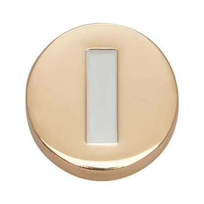 Jibbitz Gold Letter I Unisex