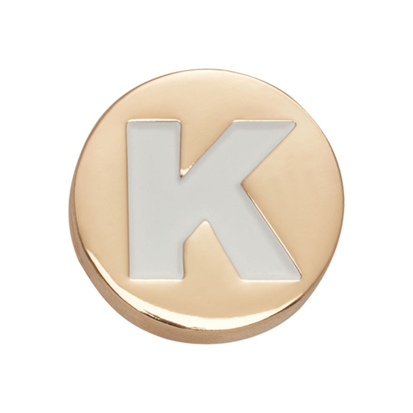 Jibbitz Gold Letter K Unisex
