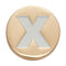 Gold Letter X