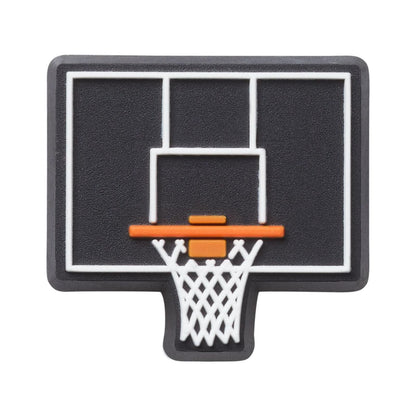 Jibbitz Black Basketball Backboard Unisex Individual