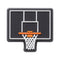 Jibbitz Black Basketball Backboard Unisex Individual