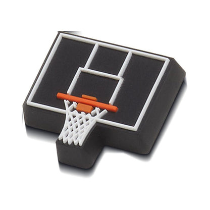 Jibbitz Black Basketball Backboard Unisex Individual