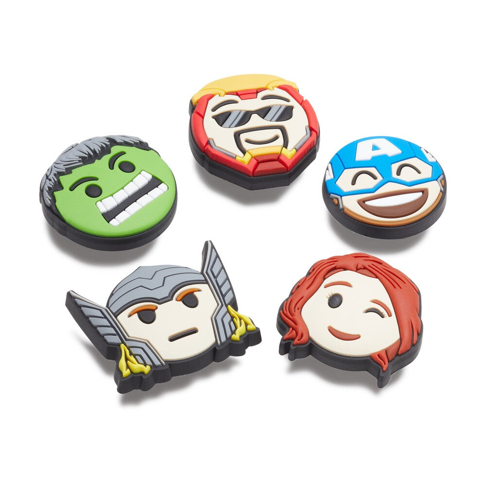 Jibbitz Avengers Emojis Personajes 5 Pack