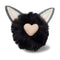 Black Puff Ball Cat Unisex Multi Jibbitz