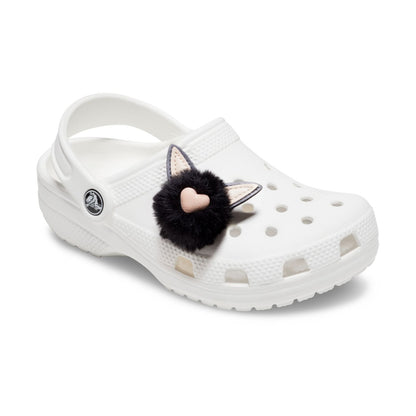 Black Puff Ball Cat Unisex Multi Jibbitz