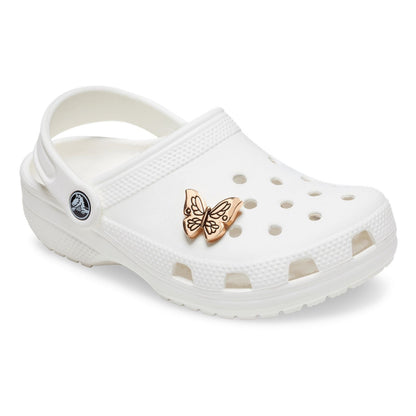 Jibbitz Unisex Gold Outline Butterfly Joyería