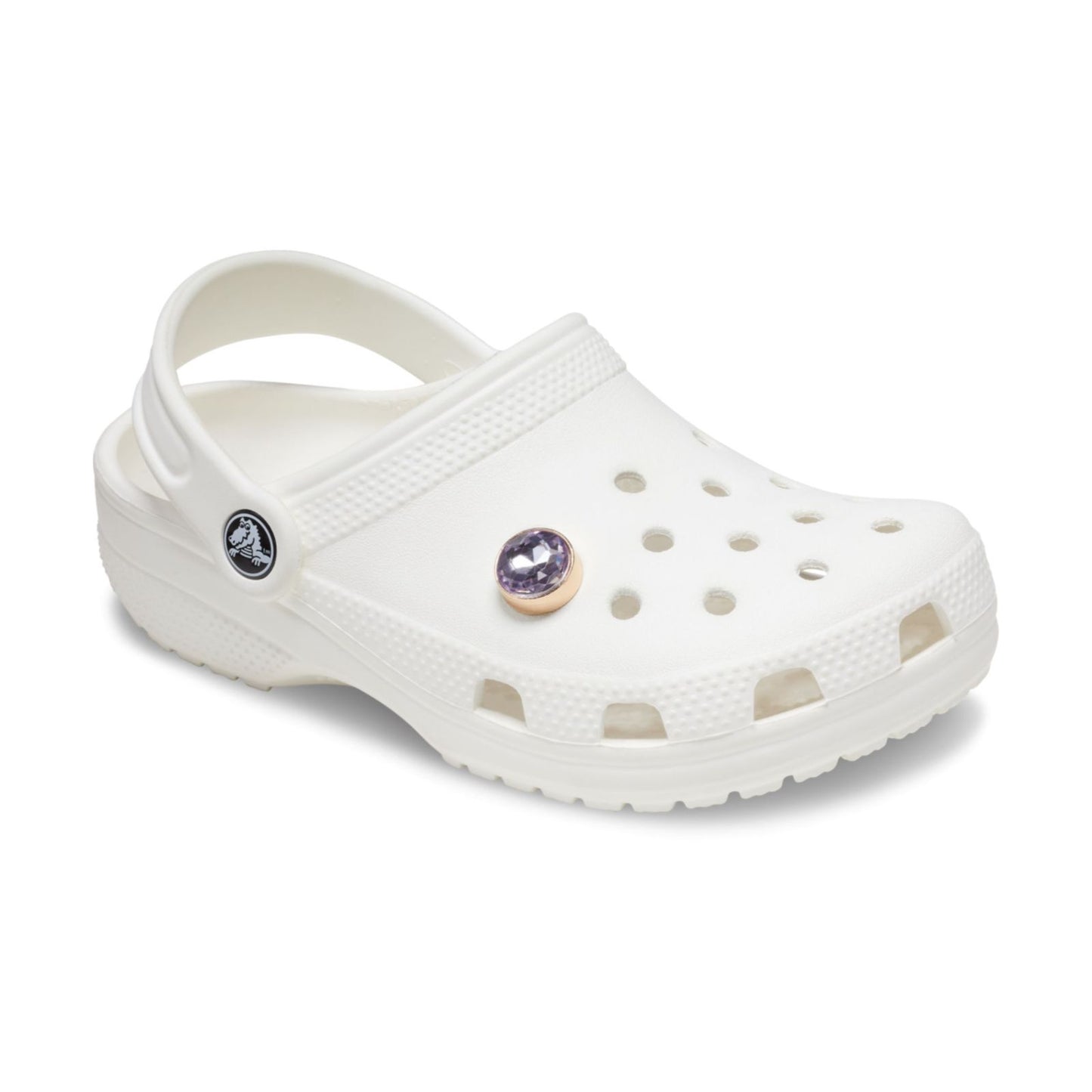 Jibbitz Lavender Circle Gem Unisex