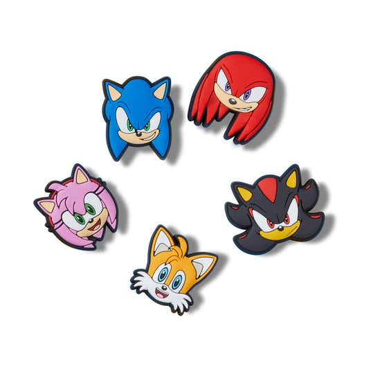 Sonic The Hedgehog 5pck Unisex Jibbitz
