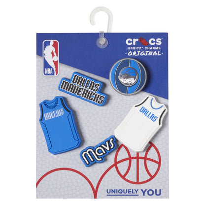 Nba Dallas Mavericks 5pck Unisex Multi Jibbitz