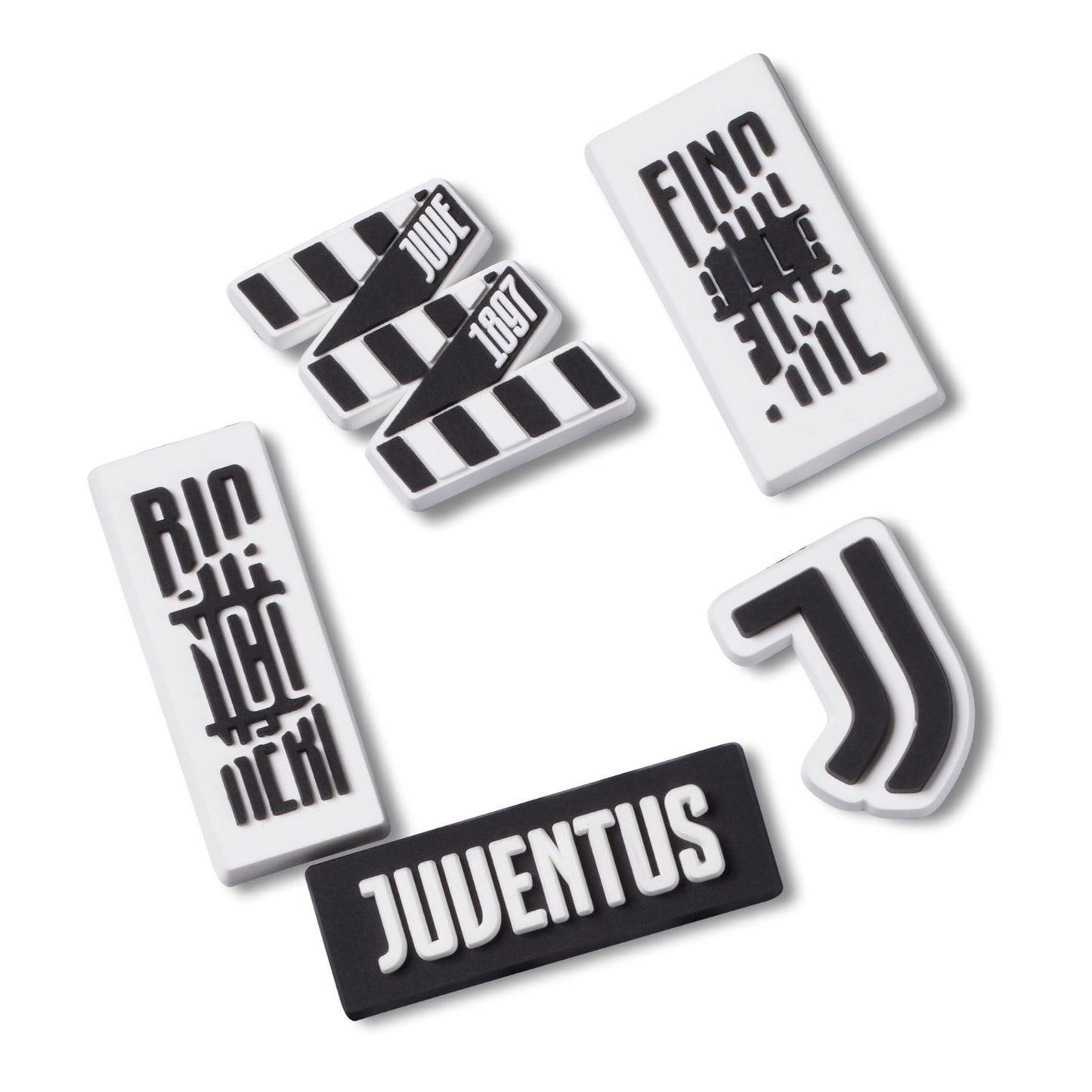 Juventus 5pck Unisex Jibbitz