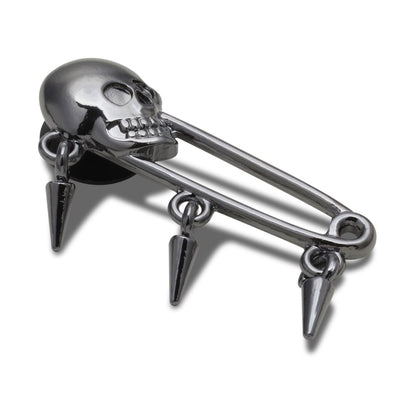 Jibbitz Skull Safety Pin
