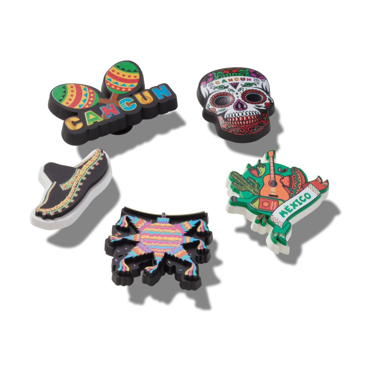 Jibbitz Cancun Mexico 5 Pack Unisex Multi