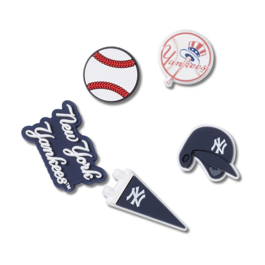 Mlb New York Yankees 5pck Unisex Jibbitz