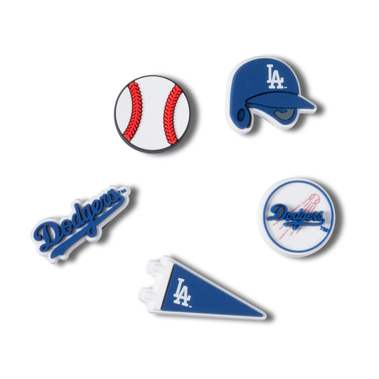 Mlb Los Angeles Dodgers 5pck Unisex Jibbitz