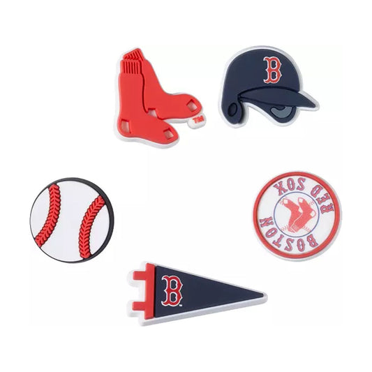 Mlb Boston Red Sox 5pck Unisex Jibbitz