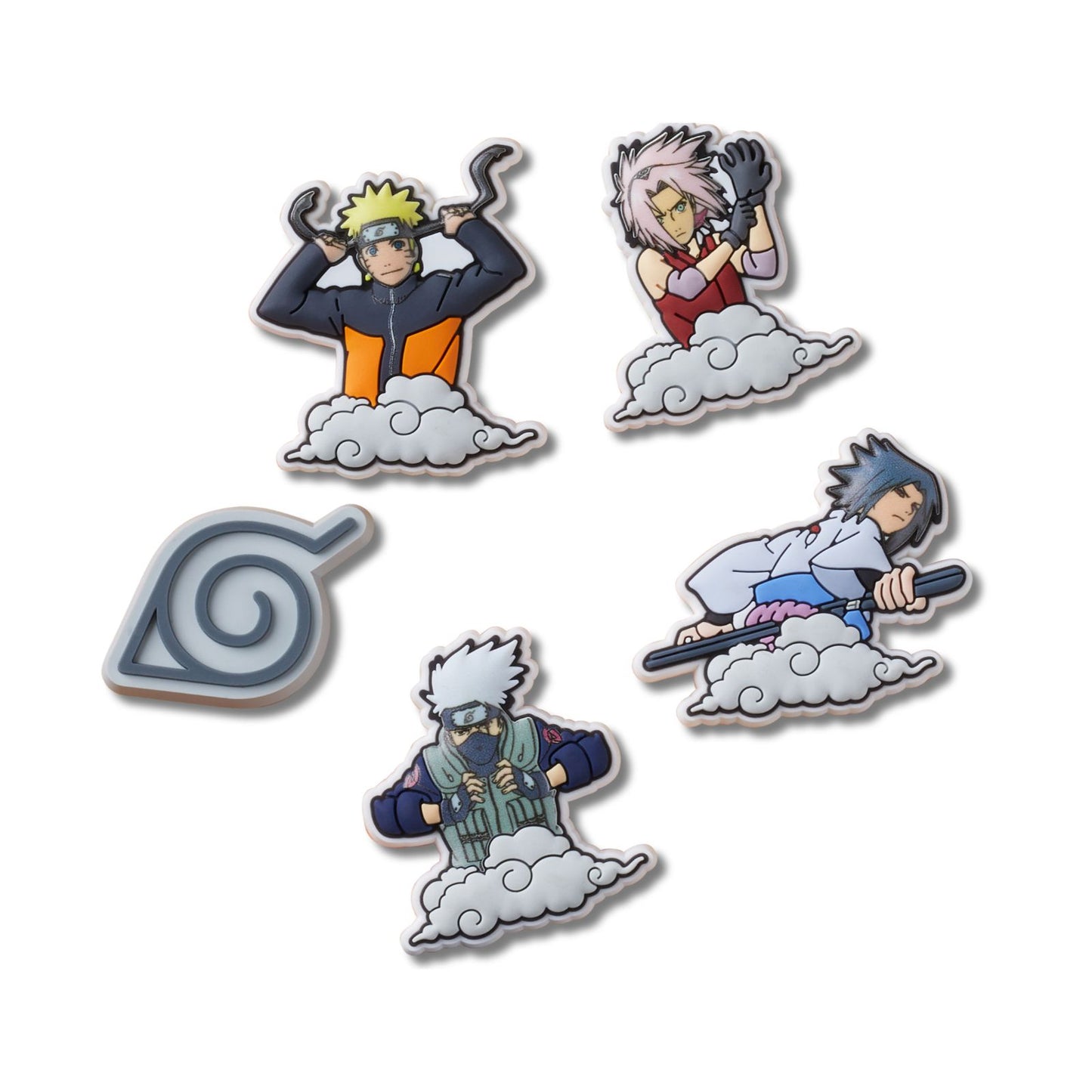 Naruto Uzumaki 5pck Unisex Multi Jibbitz