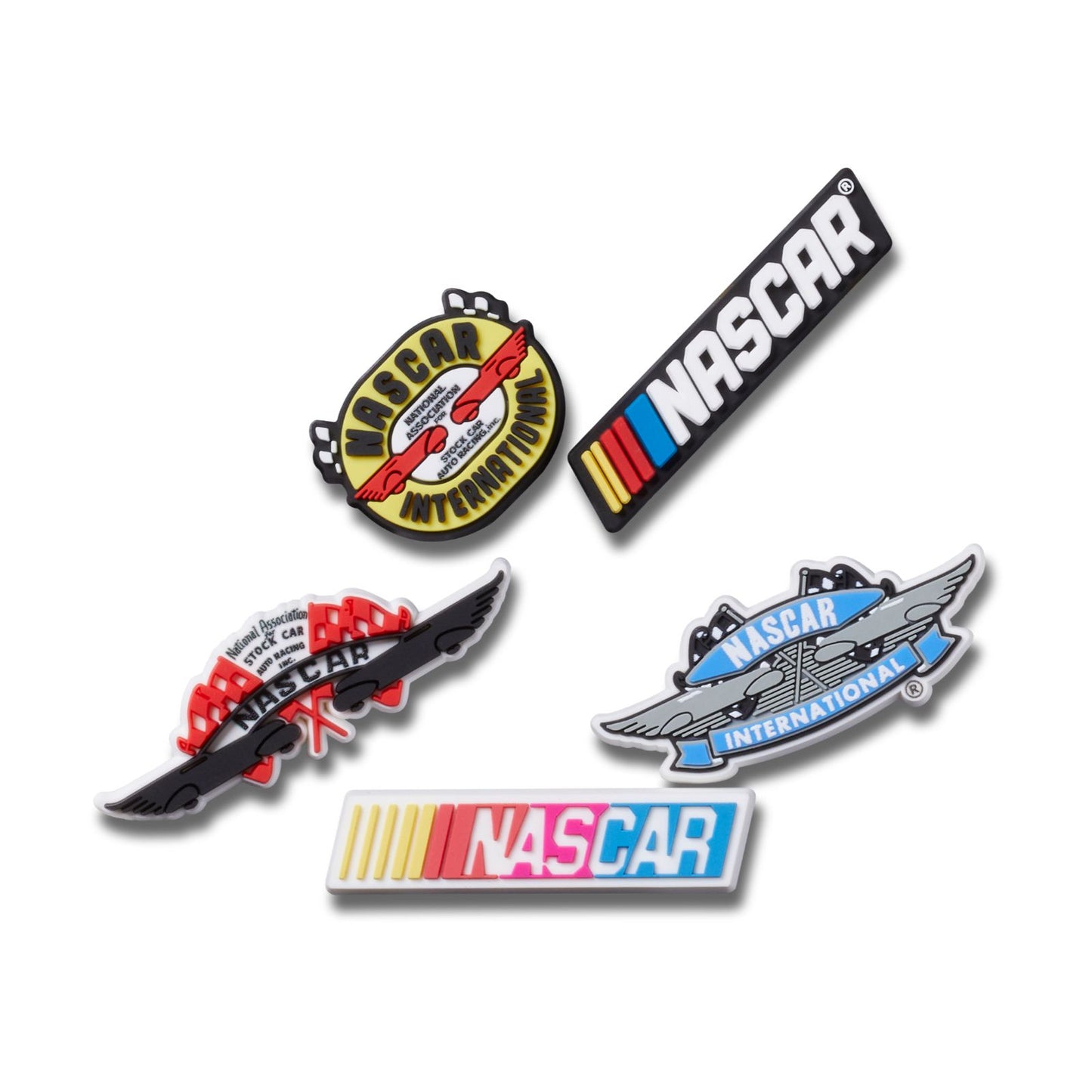 Nascar 5pck Unisex Jibbitz