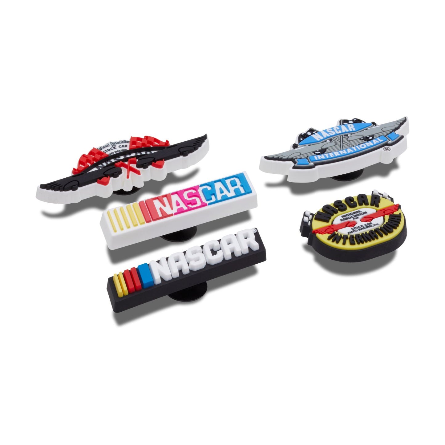 Nascar 5pck Unisex Jibbitz