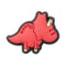Boys Rule Red Dino Unisex Multi Jibbitz
