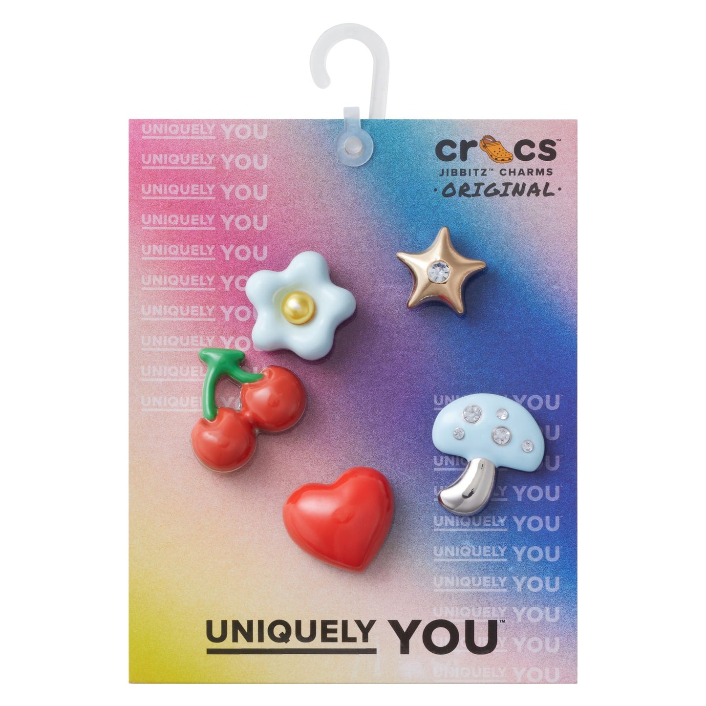 Puffy Metals 5 Pack Unisex Jibbitz