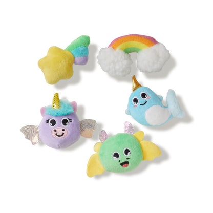 Magical Plush Friends 5 Pack Unisex Jibbitz