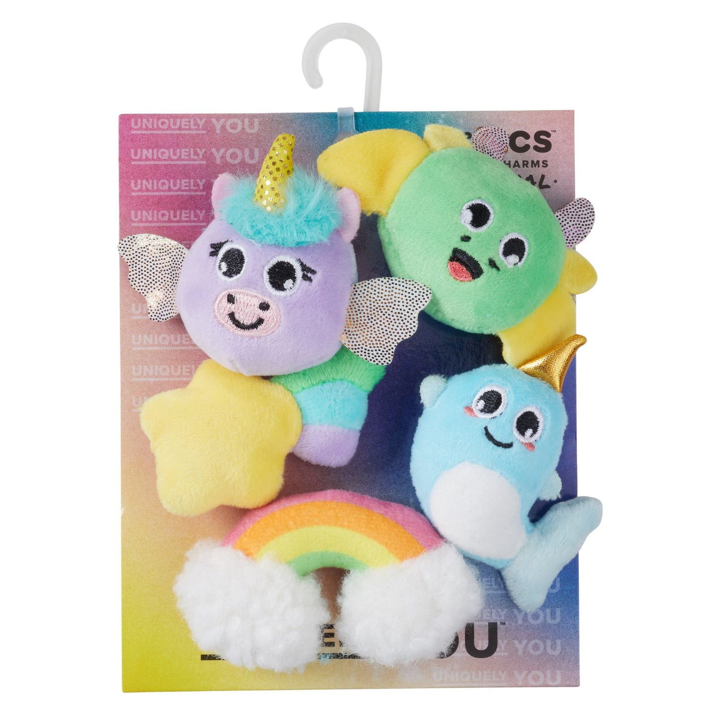 Magical Plush Friends 5 Pack Unisex Jibbitz