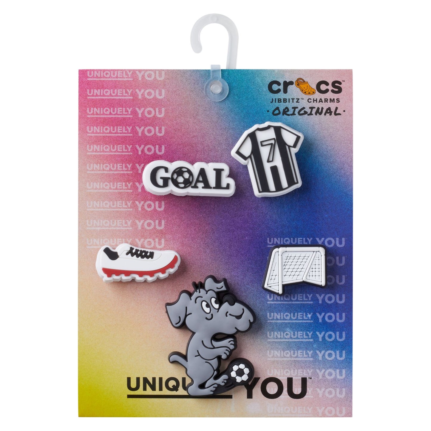 Soccer Goal 5 Pack Unisex Jibbitz