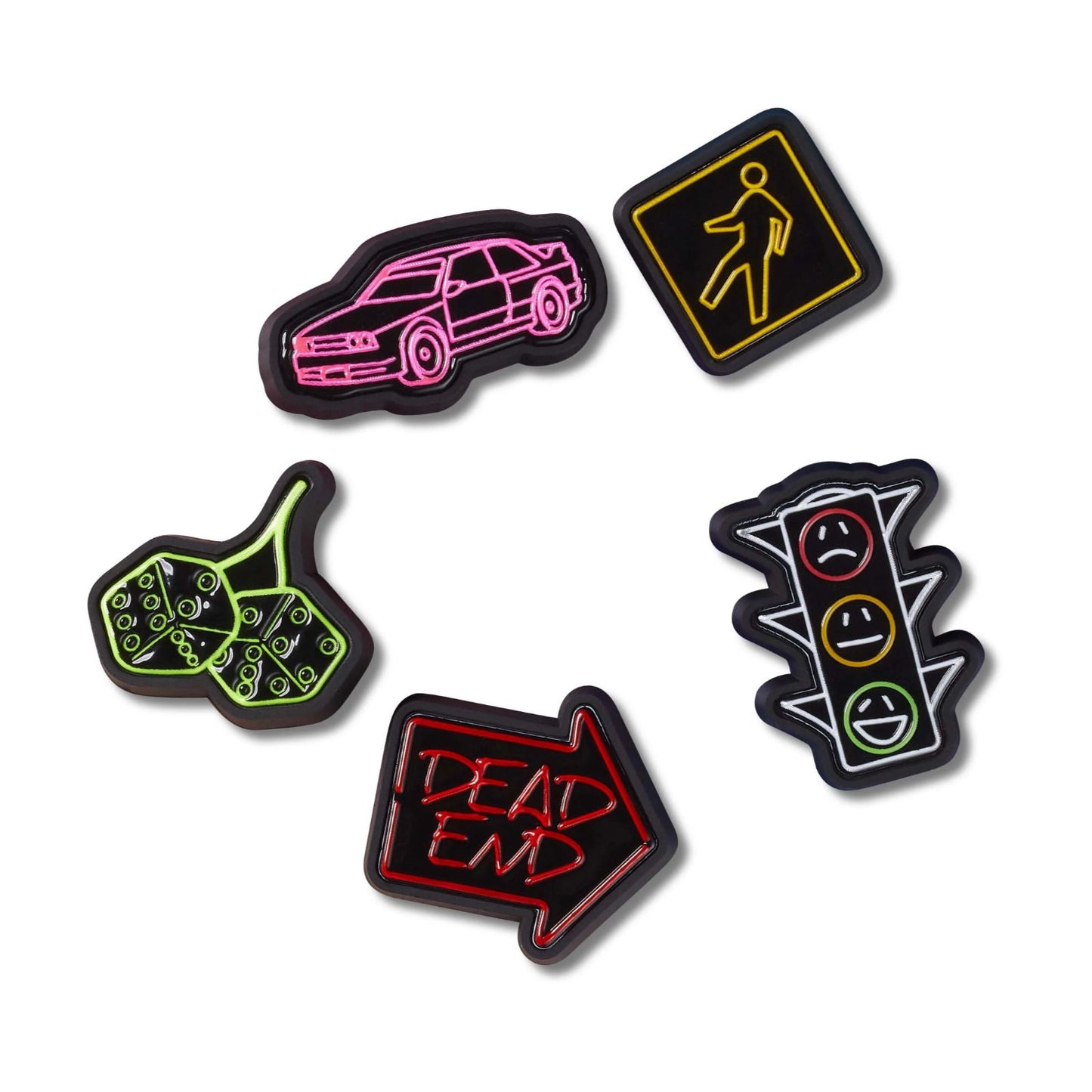 Reflective Street 5 Pack No Aplica Jibbitz