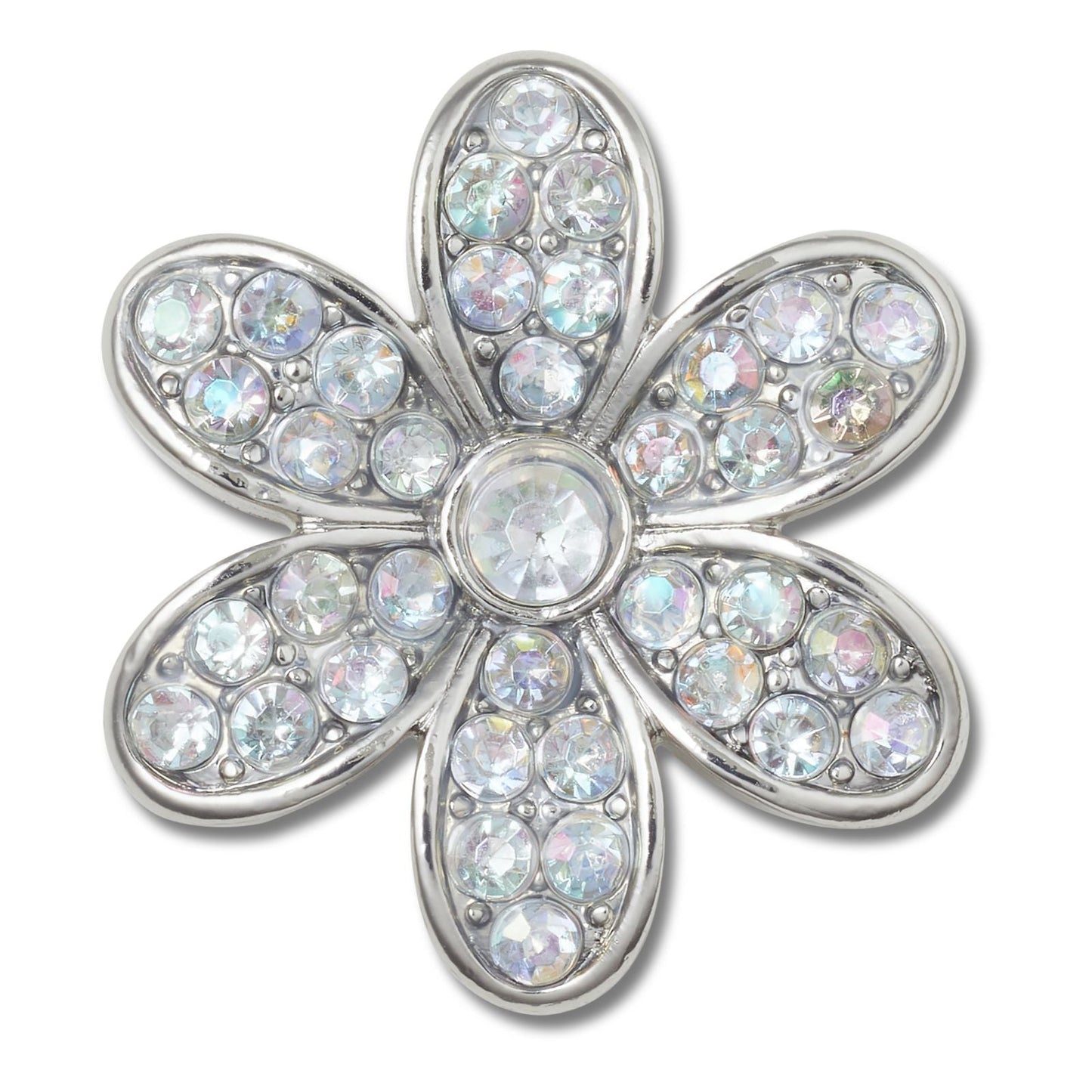 Jibbitz Silver Daisy