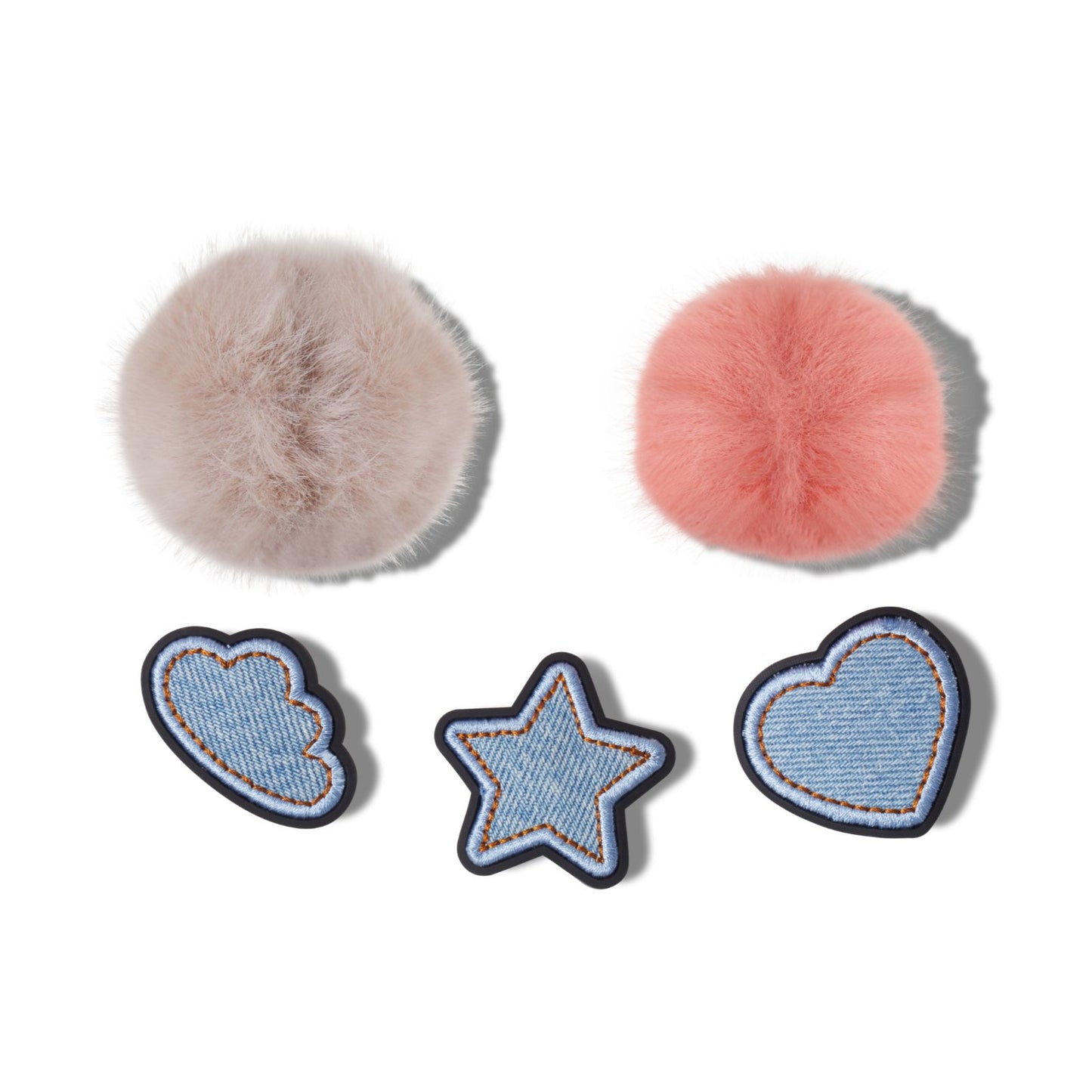 Denim And Pink Puff 5 Pack No Aplica Jibbitz