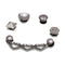 Jibbitz Silver Romantic 5 Pack