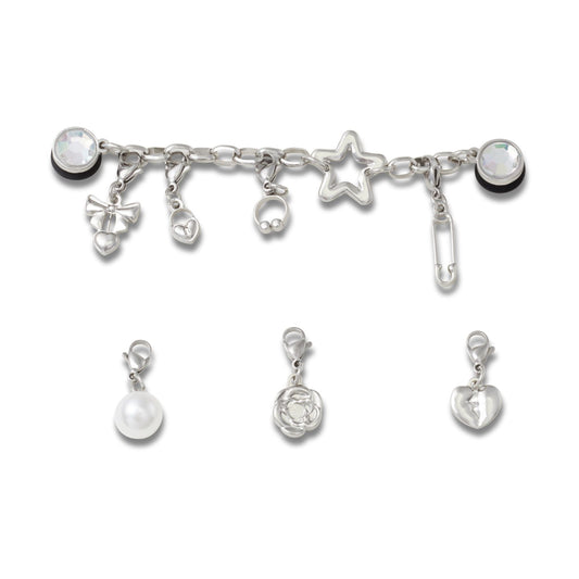 Jibbitz Removable Punk And Silver