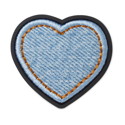 Jibbitz Denim Patch Heart
