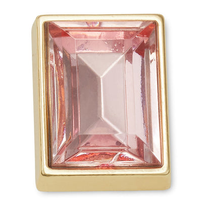 Jibbitz Pink Rectangle Gem