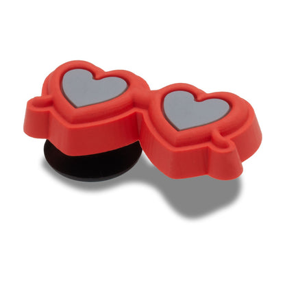 Red Heart Sunglasses Unisex Multi Jibbitz