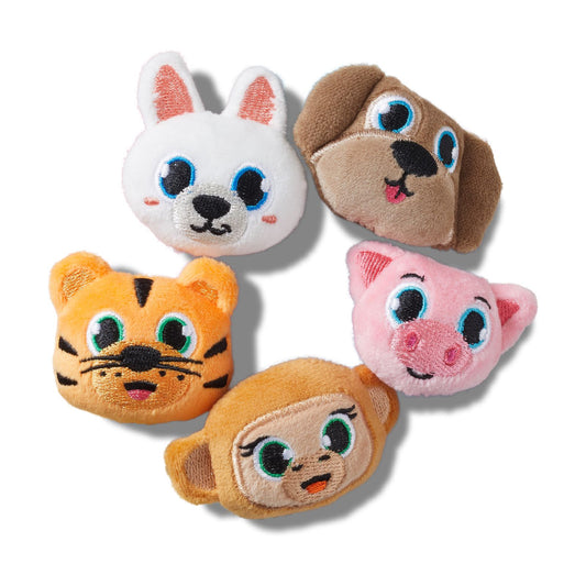 Jibbitz Fuzzy Animal 5 Pack
