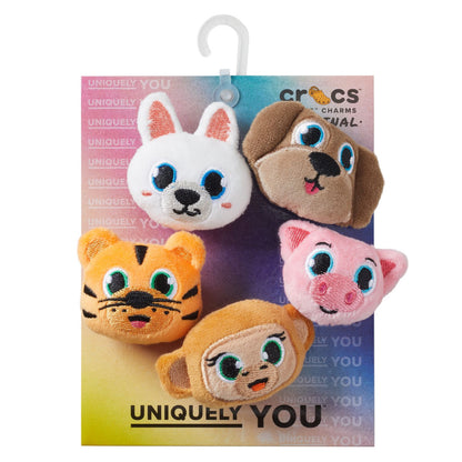 Jibbitz Fuzzy Animal 5 Pack