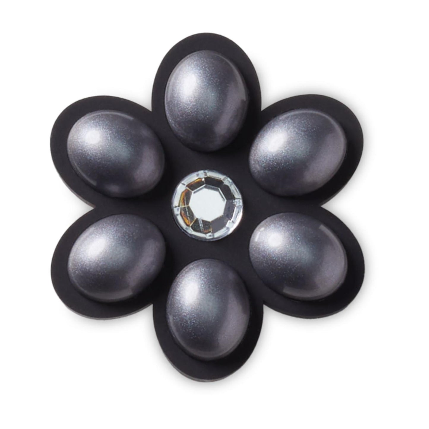 Jibbitz Charcoal Flower Gem Unisex Multi