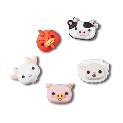 Jibbitz 3d Farm Animal Faces