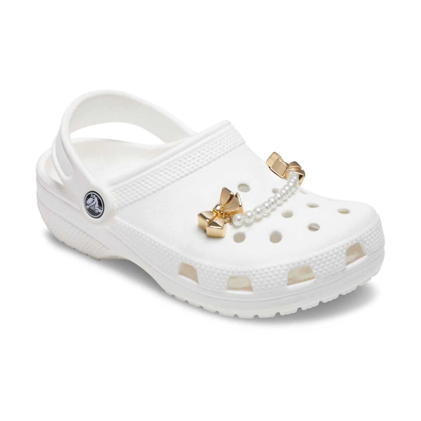 Pearl And Bow Chain Unisex Multi Jibbitz